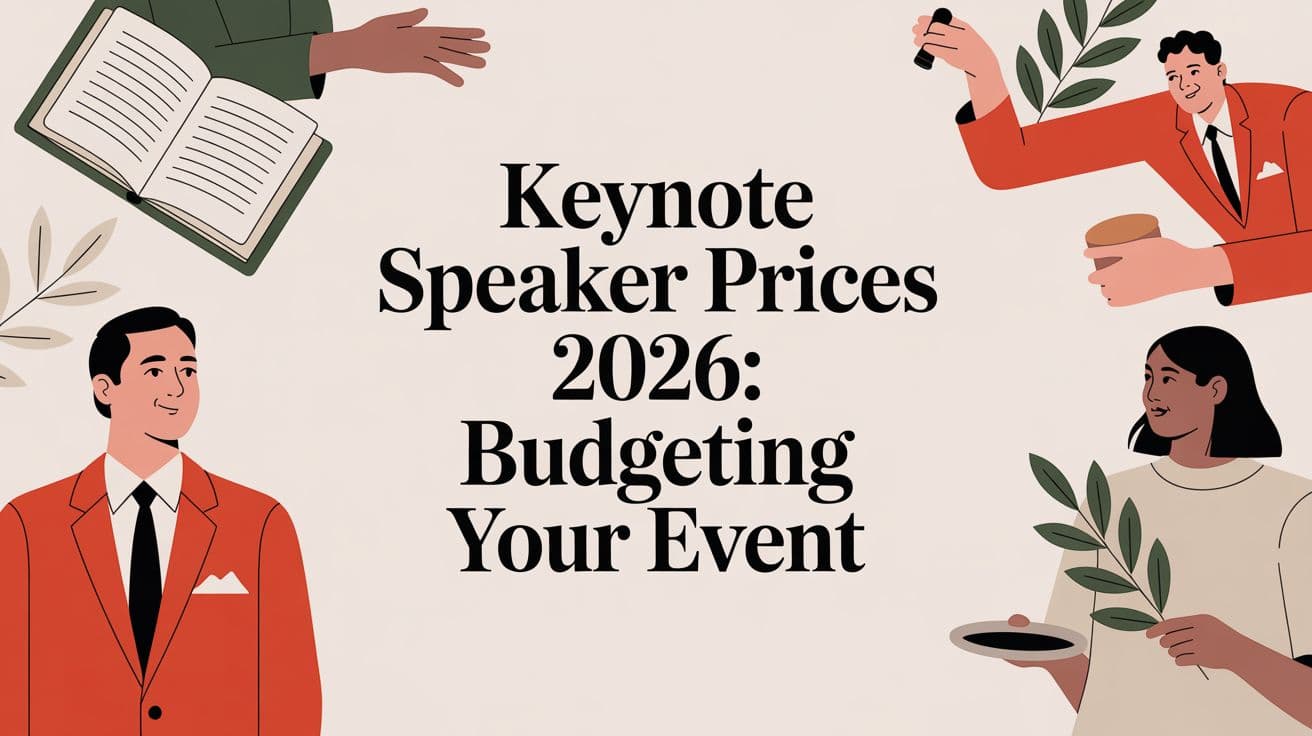 Keynote Speaker Prices in 2026: What You Are Paying For
